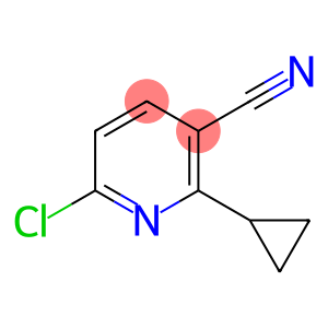 3-Pyridinecarbonitrile, 6-chloro-2-cyclopropyl-