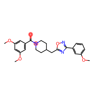 Methanone, (3,5-dimethoxyphenyl)[4-[[3-(3-methoxyphenyl)-1,2,4-oxadiazol-5-yl]methyl]-1-piperidinyl]-