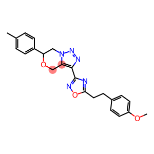 3-{5-[2-(4-Methoxyphenyl)ethyl]-1,2,4-oxadiazol-3-yl}-6-(4-methylphenyl)-6,7-dihydro-4H-[1,2,3]triazolo[5,1-c][1,4]oxazine