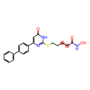 5-[(4-[1,1'-Biphenyl]-4-yl-1,6-dihydro-6-oxo-2-pyrimidinyl)thio]-N-hydroxypentanamide