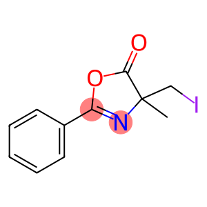 5(4H)-Oxazolone,  4-(iodomethyl)-4-methyl-2-phenyl-