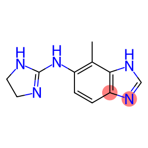 1H-Benzimidazol-6-amine, N-(4,5-dihydro-1H-imidazol-2-yl)-7-methyl-