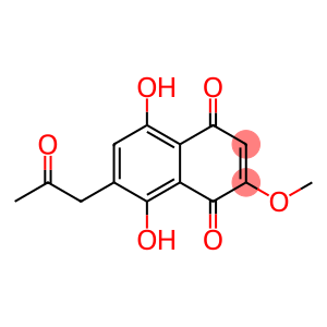 5,8-Dihydroxy-2-methoxy-7-(2-oxopropyl)-1,4-naphthalenedione