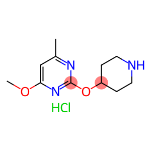 4-methoxy-6-methyl-2-(piperidin-4-yloxy)pyrimidine hydrochloride