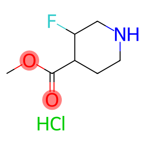 4-Piperidinecarboxylic acid, 3-fluoro-, methyl ester, hydrochloride (1:1)