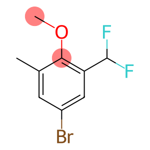 5-bromo-1-(difluoromethyl)-2-methoxy-3-methylbenzene