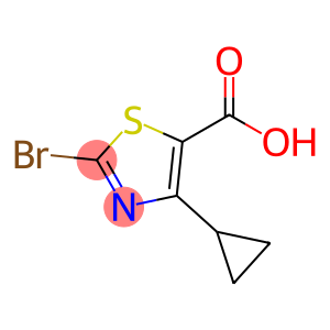 5-Thiazolecarboxylic acid, 2-bromo-4-cyclopropyl-