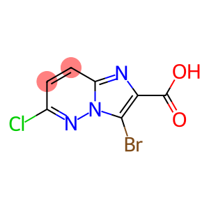 3-bromo-6-chloroimidazo[1,2-b]pyridazine-2-carboxylic acid