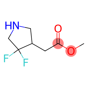 methyl2-(4,4-difluoropyrrolidin-3-yl)acetate