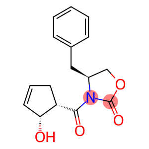 (4S)-4-Benzyl-3-{[(1S,2R)-2-hydroxy-3-cyclopenten-1-yl]carbonyl}-1,3-oxazolidin-2-one