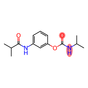 Isopropylcarbamic acid 3-[(2-methylpropionyl)amino]phenyl ester