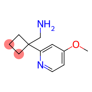 1-[1-(4-methoxypyridin-2-yl)cyclobutyl]methanamine