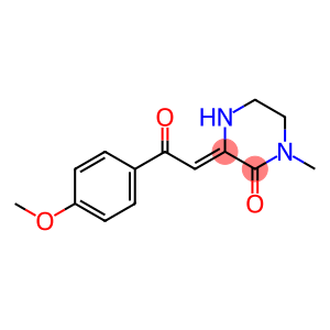 (3Z)-3-[2-(4-methoxyphenyl)-2-oxo-ethylidene]-1-methyl-piperazin-2-one