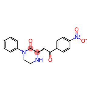 (3Z)-3-[2-(4-nitrophenyl)-2-oxo-ethylidene]-1-phenyl-piperazin-2-one