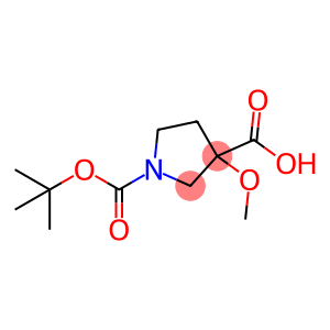 1-(tert-butoxycarbonyl)-3-methoxypyrrolidine-3-carboxylic acid