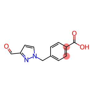 Benzoic acid, 4-[(3-formyl-1H-pyrazol-1-yl)methyl]-