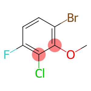 1-Bromo-3-chloro-4-fluoro-2-methoxybenzene