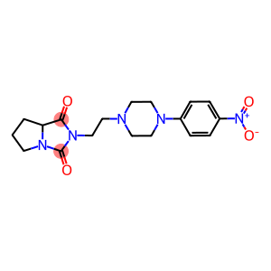 2-[2-(4-{4-nitrophenyl}-1-piperazinyl)ethyl]tetrahydro-1H-pyrrolo[1,2-c]imidazole-1,3(2H)-dione