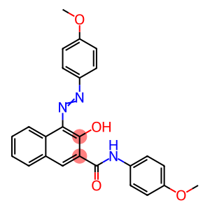 3-Hydroxy-N-(4-methoxyphenyl)-4-[(4-methoxyphenyl)azo]-2-naphthalenecarboxamide