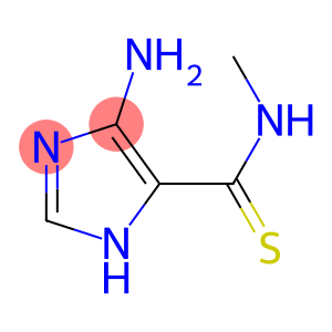 1H-Imidazole-4-carbothioamide,5-amino-N-methyl-(9CI)