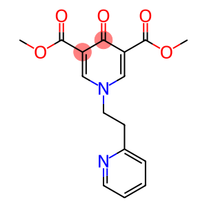 4-氧代-1-(2-吡啶-2-基乙基)-1,4-二氢吡啶-3,5-二甲酸二甲酯