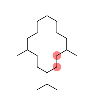 1,7,11-Trimethyl-4-(1-methylethyl)cyclotetradecane