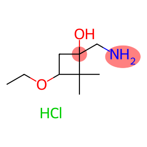 1-(aminomethyl)-3-ethoxy-2,2-dimethylcyclobutan-1-ol hydrochloride