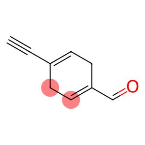 1,4-Cyclohexadiene-1-carboxaldehyde, 4-ethynyl- (9CI)