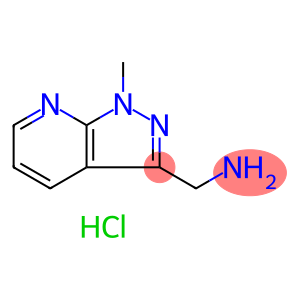(1-Methyl-1H-pyrazolo[3,4-b]pyridin-3-yl)methanamine hydrochloride