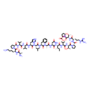 L-Proline, D-alanyl-L-lysyl-L-prolyl-L-valyl-L-valyl-L-histidyl-L-leucyl-L-phenylalanyl-L-alanyl-L-asparaginyl-L-isoleucyl-L-valyl-L-threonyl-L-prolyl-L-arginyl-L-threonyl-