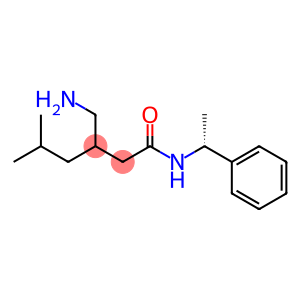 3-(aminomethyl)-5-methyl-N-((R)-1-phenylethyl)hexanamide