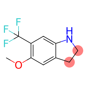 Methyl 6-(trifluoromethyl)-2,3-dihydro-1H-indol-5-yl ether