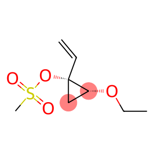 Cyclopropanol, 1-ethenyl-2-ethoxy-, methanesulfonate, (1R-cis)- (9CI)