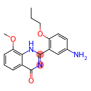 4(1H)-Quinazolinone,  2-(5-amino-2-propoxyphenyl)-8-methoxy-  (9CI)