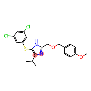 1H-Imidazole, 5-[(3,5-dichlorophenyl)thio]-2-[[(4-methoxyphenyl)methoxy]methyl]-4-(1-methylethyl)-