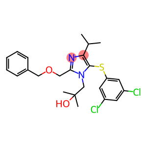 1H-Imidazole-1-ethanol, 5-[(3,5-dichlorophenyl)thio]-α,α-dimethyl-4-(1-methylethyl)-2-[(phenylmethoxy)methyl]-