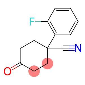 1-(2-Fluorophenyl)-4-oxocyclohexane-1-carbonitrile