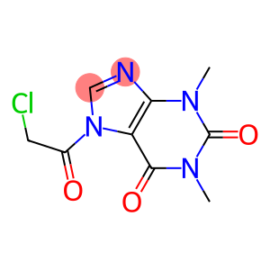 1H-Purine-2,6-dione,  7-(chloroacetyl)-3,7-dihydro-1,3-dimethyl-  (9CI)