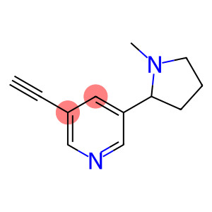 Pyridine, 3-ethynyl-5-(1-methyl-2-pyrrolidinyl)-