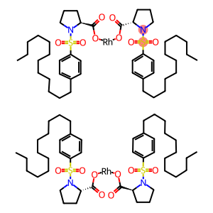 四[1-[[4-烷基(C11-C13)苯基]磺酰基]-(2S)-吡咯烷羧酸]二铑(II)