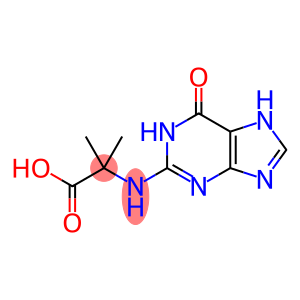 Alanine,  N-(6,7-dihydro-6-oxo-1H-purin-2-yl)-2-methyl-  (9CI)