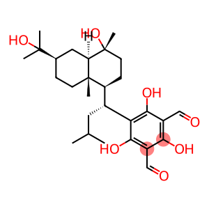 1,3-Benzenedicarboxaldehyde, 5-[(1R)-1-[(1S,4R,4aR,6R,8aS)-decahydro-4-hydroxy-6-(1-hydroxy-1-methylethyl)-4,8a-dimethyl-1-naphthalenyl]-3-methylbutyl]-2,4,6-trihydroxy-