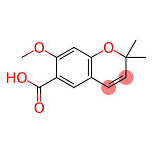 2H-1-Benzopyran-6-carboxylic acid, 7-methoxy-2,2-dimethyl-