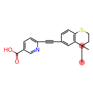 6-[2-(3,4-Dihydro-4,4-(diMethyl-d6)-2H-1-benzothiopyran-6-yl)ethynyl]-3-pyridinecarboxylic Acid