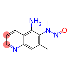 5,6-Quinolinediamine, N6,7-dimethyl-N6-nitroso-