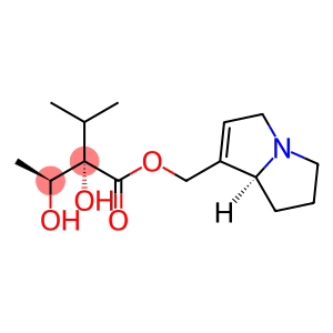 Butanoic acid, 2,3-dihydroxy-2-(1-methylethyl)-, [(7aS)-2,3,5,7a-tetrahydro-1H-pyrrolizin-7-yl]methyl ester, (2S,3S)-