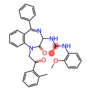 1-(2-methoxyphenyl)-3-{1-[2-(2-methylphenyl)-2-oxoethyl]-2-oxo-5-phenyl-2,3-dihydro-1H-1,4-benzodiazepin-3-yl}urea