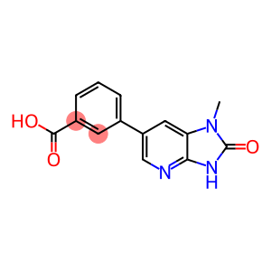 Benzoic acid, 3-(2,3-dihydro-1-methyl-2-oxo-1H-imidazo[4,5-b]pyridin-6-yl)-