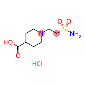 1-(2-Sulfamoylethyl)piperidine-4-carboxylic acid hydrochloride