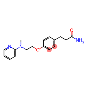 4-[2-(Methyl-2-pyridinylamino)ethoxy]benzenepropanamide (Rosiglitazone Impurity)